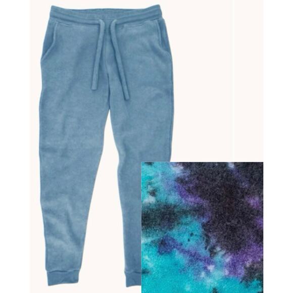 Soft Serve Cloud Cotton Jogger Sweatpants 2.0 Witches Brew Blue Purple Large NWT - Picture 1 of 6
